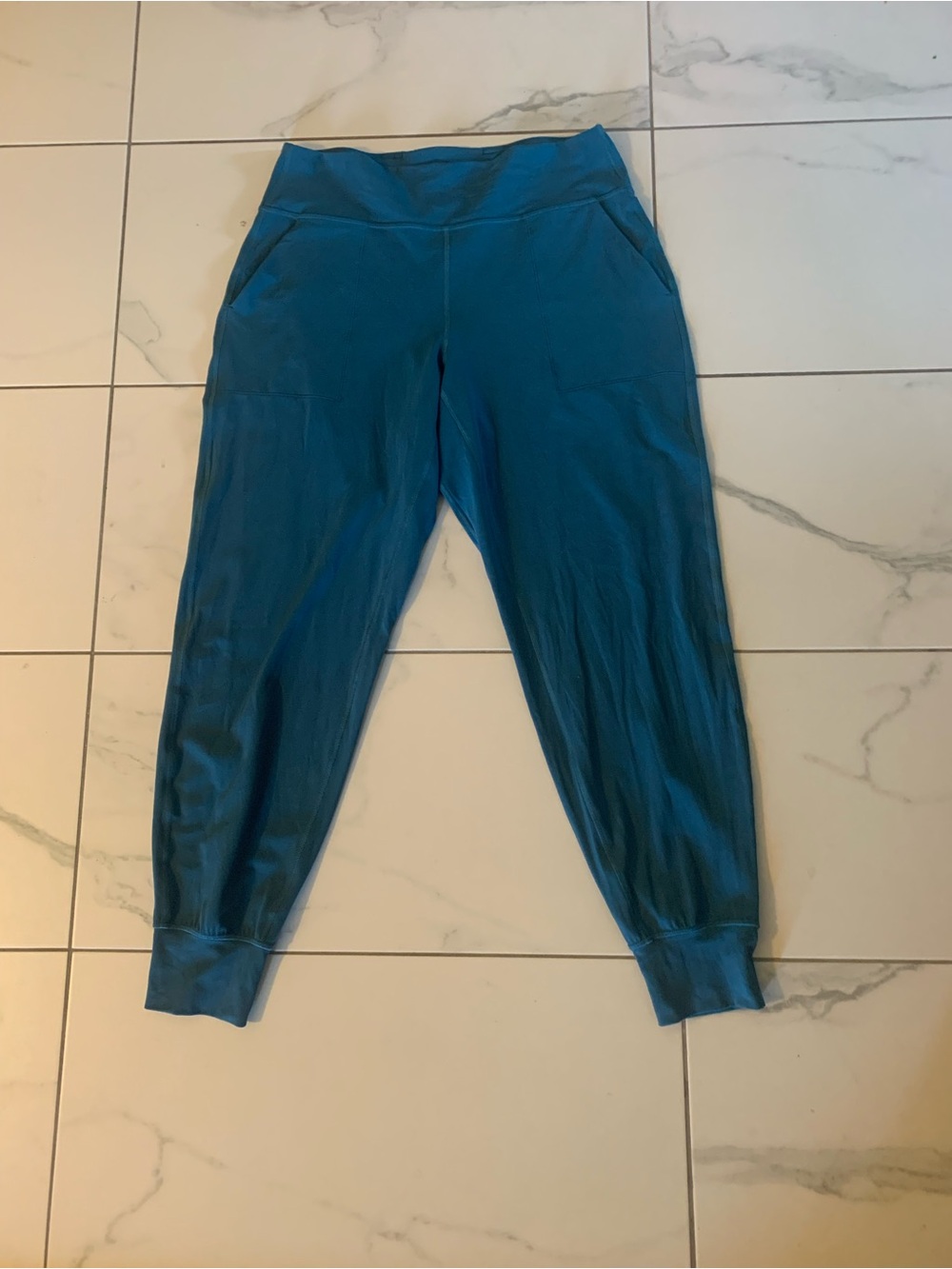 Lululemon Stretch High Rise Joggers Women’s 12 Teal